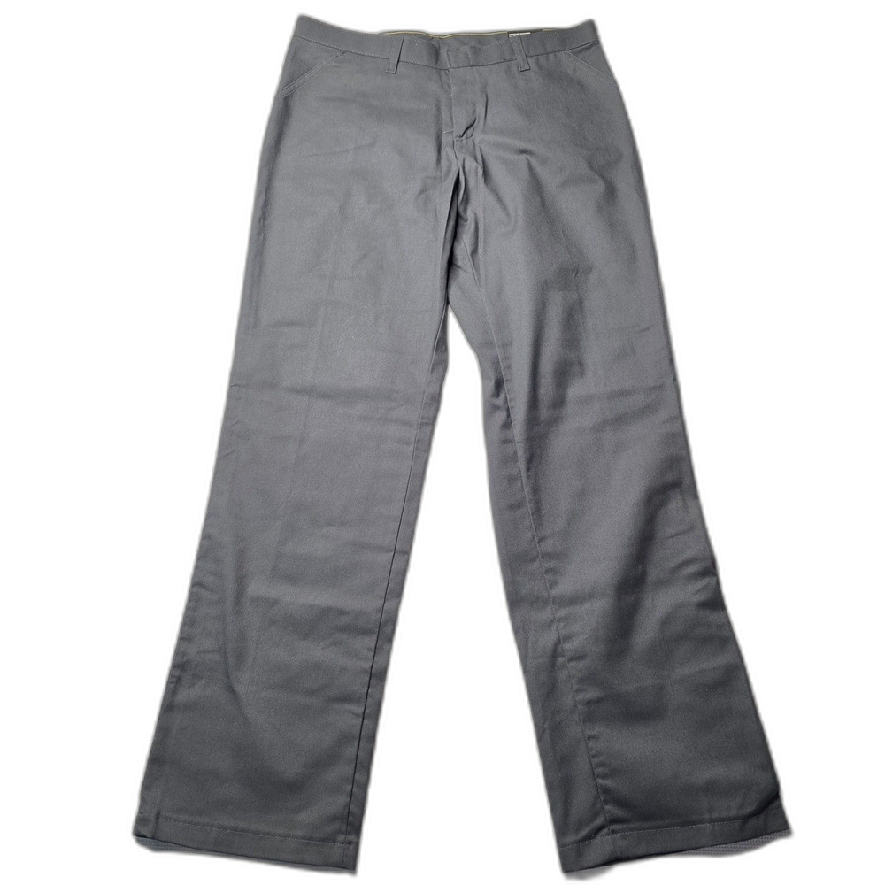 Dickies Work Pants Women’s 12 Gray NWT Straight Leg Utility FP331CH